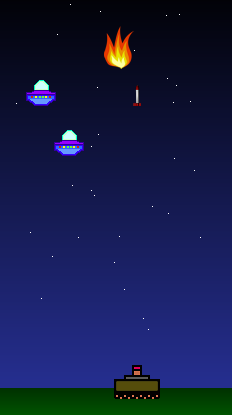 Screenshot of Space Warz game